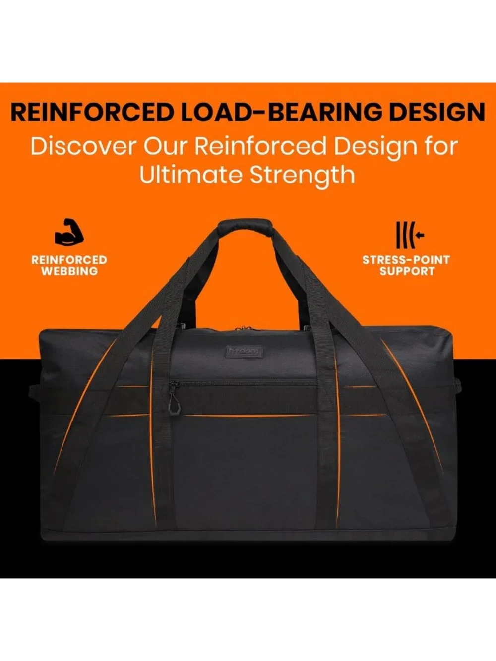 Extra Large 130L Heavy Duty Duffle Bag - Durable, Water Resistant, Travel